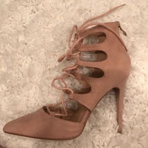 charlotte russe blush heels